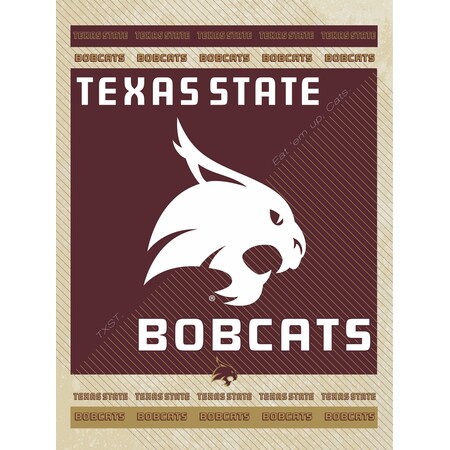 Texas State University 24x32 Canvas Wall Art